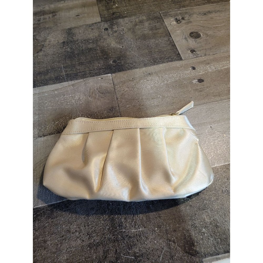 Elizabeth taylor cosmetic bag‎ golden satin